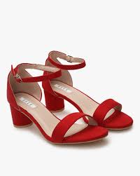 Tabitha simmons light red suede strappy buckle heels, size 10.5 (us) 40.5 (it). Buy Red Heeled Sandals For Women By Elle Online Ajio Com
