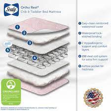 Baby Mattress Sealy Ortho Rest Crib And Toddler Mattress Sealy Baby