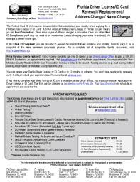 How to change address on license florida. Fillable Online Florida Driver License Cip Fax Email Print Pdffiller