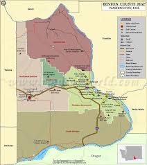 Map Of Benton County Map Map Usa Map