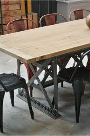 Table Industrielle Rivetee Table Industrielle Style Industriel Table