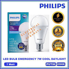 Beli lampu led dengan harga terbaru dengan teknologi light emitting diode yang bisa menghasilkan cahaya lebih terang, minim panas dan hemat energi listrik. Philips Emergency Lampu Led Bulb 7w 7 5w 9w Watt Putih Grosir Rechargeable Emergensi Cas 7 7 5 9 W Shopee Indonesia