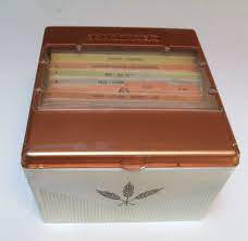 Vintage 1958 Cook Index Hinged Plastic Recipe Box Cookindex Etsy Plastic Recipe Box Recipe Box Recipe Cards