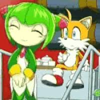 Tails falls in love with cosmo ask tails ep.06 amy kissed me? Cosmo Gif Find On Gifer
