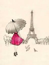 Illustration Paris Drawing Paris Illustration Drawings