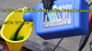 My buddy i bought it from was using chainsaw oil in it. Will 4 Stroke Oil Damage A 2 Stroke Engine Let S Find Out Youtube