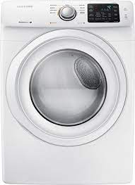 Samsung 75 Cu Ft Stackable Electric Dryer With Sensor Dry White Dv42h5000ew - Best Buy Electric Dryers Laundry Room Storage Samsung Electric Dryer