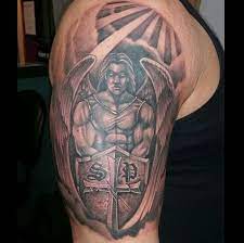 Tattoomagz tries to bring you only the best of the best, with teams that are consistently compiling new photos of the most popular, top voted, most viewed, and most shared tattoo designs and ink jobs. 75 Mind Blowing Saint Michael Tattoos And Their Meaning Authoritytattoo