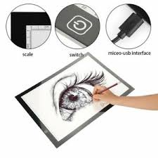 It can be used in conjunction with tattoos, henna or markers. Led Drawing Board Tracing Light Box Stencil Tattoo Copy Artist Craft Table Pe Ebay