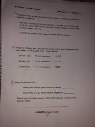 The weighted average of the isotopes of each element grounded in nature by their abundance is the atomic weight of an element. Solved Worksheet Isotope Problems 1 A Student Looked Up Chegg Com