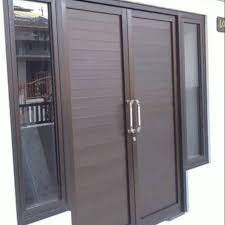 Frame aluminium 9055/2000/bahan pintu kait , aluminium spandrell double 2 sisi tebal 1cm , lebar 8cm , besi terot penguat , accesories : Kusen Dan Pintu Aluminium Shopee Indonesia