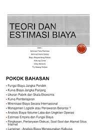 Estimasi biaya pernikahan budget rp50 juta. Teori Dan Estimasi Biaya