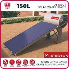 Water heater atau pemanas air mempunyai banyak merk dan type juga sumber tenaga yang berbeda, sumber tenaganya ada yang memakai bahan bakar gas, listrik ada juga yang memakai tenaga matahari. Jual 150l Direct Solar Water Heater Pemanas Air Tenaga Surya Ariston Kota Semarang Pemanasairsemarang Tokopedia
