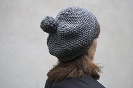 J'ai retrouvé le cent idees qui m'avait servi pour tricoter un pull jacquard que j'ai encore ! Tuto Tricot Gratuit Le Bonnet Au Point De Riz Facile Avec Un Pompon Ateliercharlotteauzou