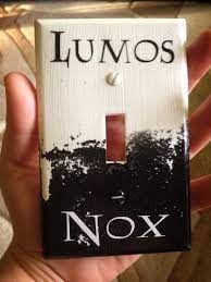 Harry Potter Light Switch Plate Made With Glow In The Dark Paint Found On Makers Gonna Make Facebook P Harry Potter Light Harry Potter Diy Harry Potter Decor One piece harry potter lightswitch cover.