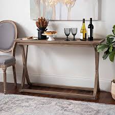 Cassiani Natural Wood Console Table Kirklands Entryway Console Table Natural Wood Console Table Console Table