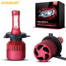 Auxmart G9 H4 H7 H11 9005 9006 H13 Car Led Headlight Bulbs Smd 80w 9600lm 6500k Fog Light 12v 24v Dipped High Beam Headl Headlight Bulbs Led Headlights Car Led
