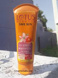 Shop with afterpay on eligible items. Lotus Herbals Safe Sun Uv Screen Matte Gel With Spf 50 And Pa Cute Girly Studio