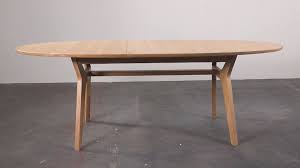 jenson 6 8 ovalen uitschuifbare eettafel eiken made com eettafel ronde eettafel ovale eettafels