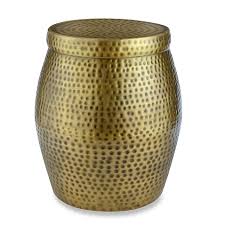 hammered iron garden stool in antique brass garden stool hammered iron ceramic stool