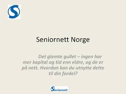 Seniornett Norge Det glemte gullet – ingen har mer kapital og tid ...