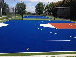 54' x 88' basketball court with custom logos by sport court wa. Multiplay Court Is Perfect For Sports Mad Families Tigerturf India