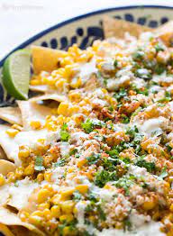 Mexican Street Corn Nachos Recipe Nachos Recipe Recipes Corn Recipes
