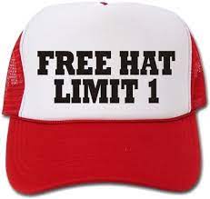 Free Hat Limit 1 Truckers Cap Hat Hats Trucker Cap Trucker