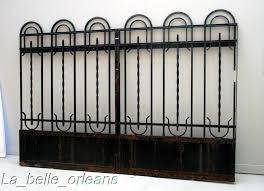 French Art Deco Wrought Iron Gate And Fencing Wow For Sale Antiques Com Classifieds French Art Deco Wrought Iron Gate Wrought Iron Gates