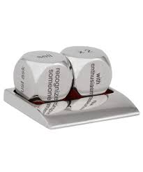 ZAHEPA Paper Weight Cum Decision Maker (Set of Two Cubes) Heavy Steel  Material, Premium Quality Gifts & Anti Stress Relief Toy : Amazon.in:  Office Products