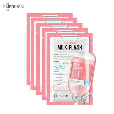 Mediheal Zero Solution Skin Chart Milk Flash Mask 25ml 5ea Available Now At Beauty Box Korea