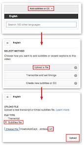 How to get the transcript of a youtube video. How To Upload Captions Or Subtitles To Youtube Videos