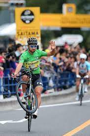Peter Sagan Win Saitama Criterium 2016 Green Sprint Jersey Celebration C Tim De Waele Fietsen Mannen