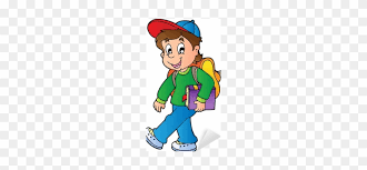Just as he tosses a pokeball to catch a whatever. Cartoon Boy Walking Free Transparent Png Clipart Images Download