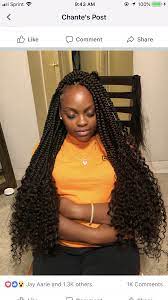 Pin By Latia Meadows On Slayyed Laid Girls Hairstyles Braids Braids With Curls Box Braids Styling