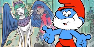 Papa Smurf And Mama Smurf Clipart (#2027014) - Pikpng