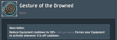The combination of 2 fuel cells and 3 gesture of the drowned will make the . Risk Of Rain 2 I See You The Something Awful Forums