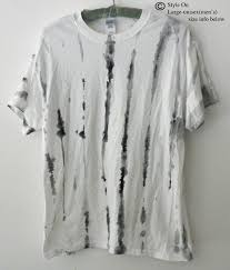 Black And White Tie Dye Shirt Mens Graphic T Shirt Tie Dye T Shirt Black And White Tee Retro Hand Painted Dip Dye Hipster Strip Tie Dye Black And White Tees Tie Dye T Shirts