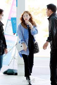 Taeyeon 2018 Girls Generation Snsd Airport Fashion Taeyeon