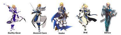 Ky Kiske designs over time : r/Guiltygear