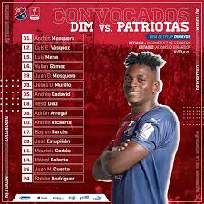 Check preview and live results for game. Tres Bajas Por Lesion Tendria El Medellin Para Recibir A Patriotas En El Inicio De La Fecha Cuatro En La Liga Betplay Eje21