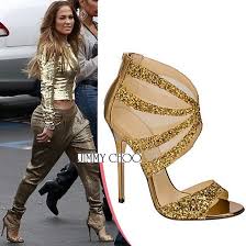 This is a discontiued ombré glitter style that goes from white in the front to gold in the back, including the heel for a luxe look. Fabulous High Heel Sandals By Jimmy Choo Alldaychic