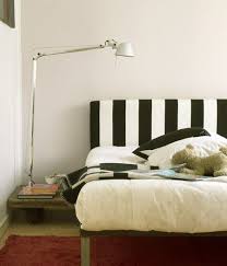 Black And White Headboard Inspiration Black White Stripes White Bedroom Decor White Headboard Home