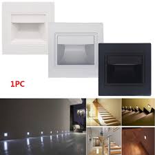 Square swing arm wall lamp contemporary, modern style and subtlety is the perfect combination mapped in this delicate lamp. 1 Pc Corner Modern Cob Led Indoor Wall Light Footlight Corner Stairs Corridor Lights Wish