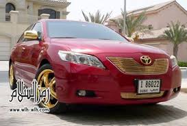 احدث صور سياره تيوتا كامري مطعمه بالذهب 2015 سياره تيوتا كامري المذهبه 2016 Toyota Camry Camry Toyota