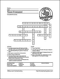 Learn About Texas With These Free Printables Kids Crossword Puzzles Crossword Crossword Puzzle