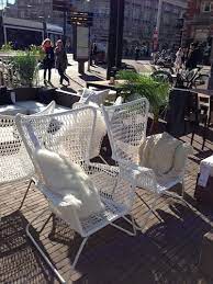 ikea outdoor city hogsten chairs at leidseplein buitenstoel tuin design tuinbank