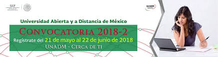 Espera tu comprobante de registro y las indicaciones correspondientes en el correo electrónico registrado. Universidad Abierta Y A Distancia De Mexico 2a Convocatoria 2018