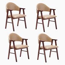 Dining Chairs Solid Wood Pu Seat Surface Backrest Modern Study Chair Backrest Leisure Desk Chair Home Stool Size Set O Solid Wood Chairs Dining Chairs Chair