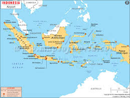 This map has been made or improved in the german kartenwerkstatt (map lab). Airports In Indonesia Indonesia Airports Map